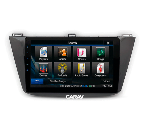 Переходная рамка CARAV 22-092 10.1 VOLKSWAGEN Tiguan (2016+)