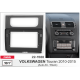 Переходная рамка CARAV 22-1588 10.1 VOLKSWAGEN Touran (2011-2015) С климатом Черная