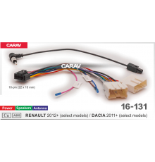 CARAV 16-131 OEM-AND DACIA LADA LARGUS RENAULT 2011+  /Питание + Динамики + Антенна + Камера/
