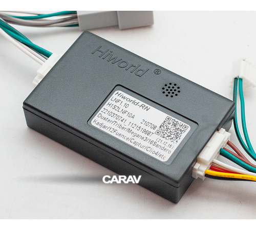 CARAV 16-132 OEM-AND DACIA RENAULT 2015+ /Питание + Динамики + Антенна + Камера + Руль + CANBUS / Ver.2 / HiWorld