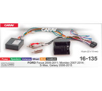 CARAV 16-135 OEM-AND FORD Focus 2005-2011; S-Max 2006-2015; Mondeo 2007-2014 /Питание + Динамики + Антенна + CANBUS/ HiWorld
