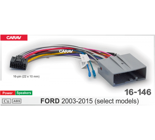 CARAV 16-146 OEM-AND FORD 2003-2015 /Power + Speakers/