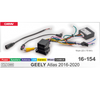 CARAV 16-154 OEM-AND GEELY Atlas 2016-2020 /Power + Speakers + Antenna + Wheel + Camera + USB + CANBUS / Raise