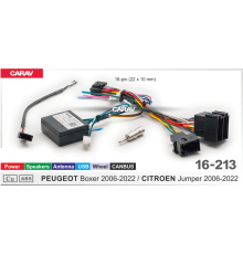Провода для Android CARAV 16-213 CITROEN  JUMPER / PEUGEOT BOXER 2006-2022