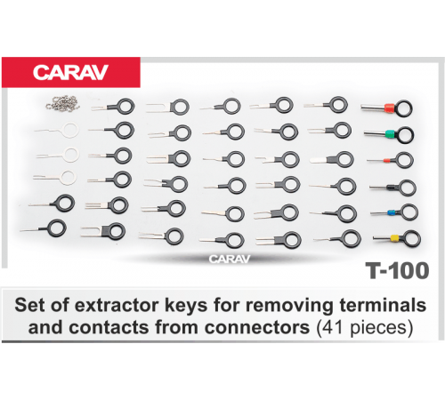 CARAV T-100 набор распиновывателей (41 штука)