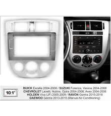 Переходная рамка 10.1" CHEVROLET Lacetti, Nubira, Optra 2004-2008; Aveo 2004-2006 SUZUKI Forenza, Verona 2004-2008