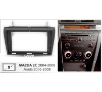 Переходная рамка MAZDA (3) 2004-2008 Axela 2006-2008 (с крепежом) 9" черная
