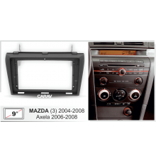 Переходная рамка MAZDA (3) 2004-2008 Axela 2006-2008 (с крепежом) 9" черная