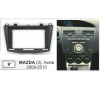 Переходная рамка MAZDA (3) Axela 2009-2013 (с крепежом) 9" черная
