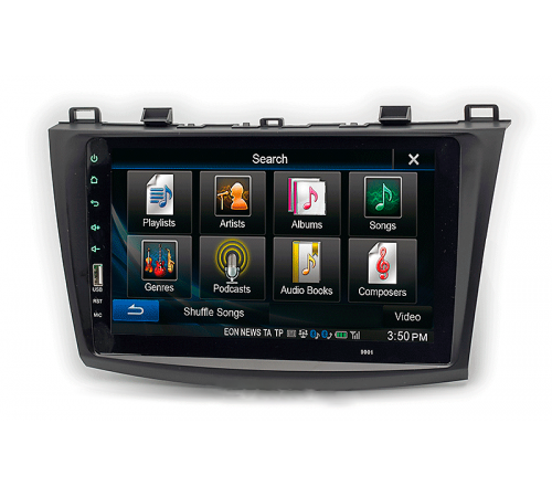 Переходная рамка MAZDA (3) Axela 2009-2013 (с крепежом) 9 черная