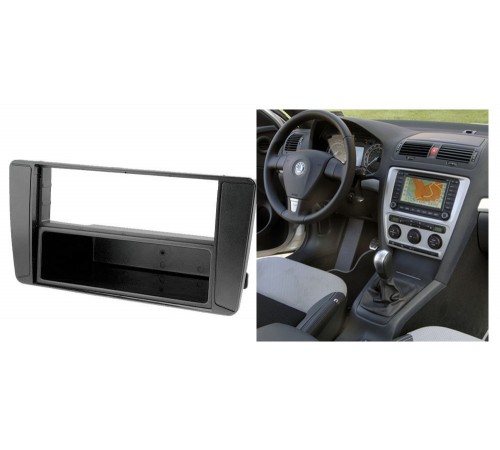 Переходная рамка SKODA Octavia 2004+  Yeti 2009-2014 2/1din Autofun AFA-SK01