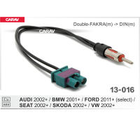 CARAV 13-016 ISO Антенный переходник Audi, BMW, Ford, Seat, Skoda, VW