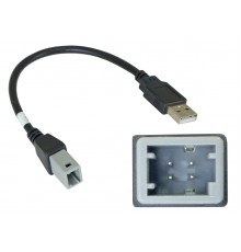 USB-переходник TOYOTA 2019+ для подключения магнитолы к штатному разъему USB Incar USB TY-FC105