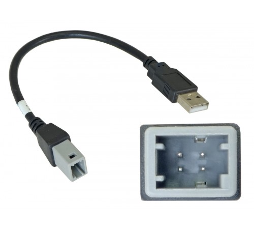 USB-переходник TOYOTA 2019+ для подключения магнитолы к штатному разъему USB Incar USB TY-FC105