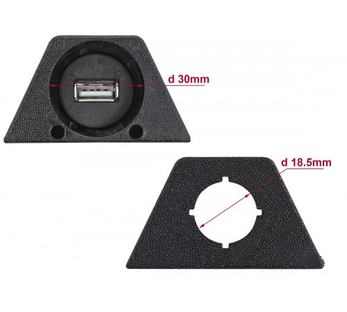 USB кабель для выноса разъема в салон (1м) Incar CON USB3