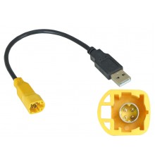 USB-переходник VW, SKODA (тип2) для подключения магнитолы к штатному разъему USB Incar USB VW-FC107