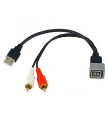 USB-AUX переходник LADA Vesta, NISSAN Incar CON USB-NS